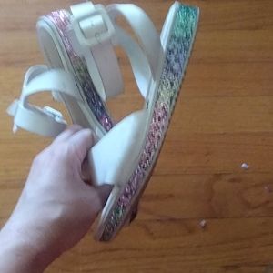 Very cute rainbow glitter shoes